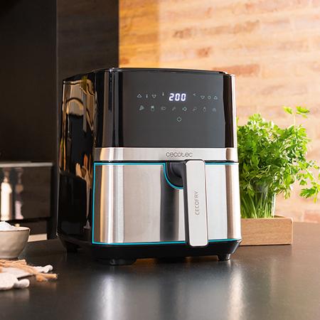 Cecotec Cecofry Full Inox 5500 Master Freidora Dietética Sin Aceite Airfryer De 5 5 L Con Acabados En Acero Inoxidable Freidora Sin Aceite