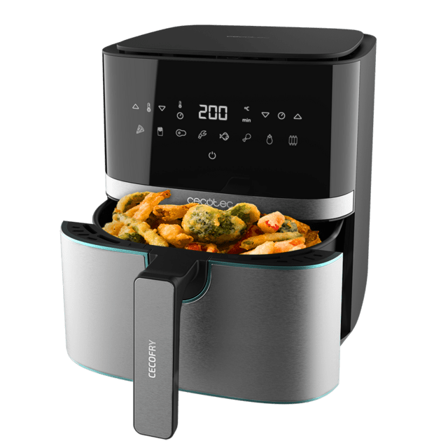 Cecotec Cecofry Full Inox 5500 Pro M Freidora Dietética Sin Aceite Airfryer De 5 5 L Con Acabados En Acero InoxidableFreidora Sin Aceite
