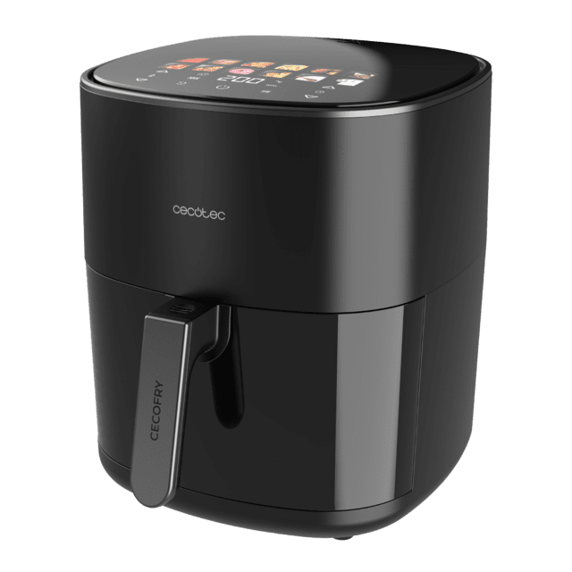 Cecotec Cecofry&Grill Duoheat 6500 Air Fryer Freidora De Aire Con Doble Resistencia Para Dorado Perfecto Y Sabor De Parrilla En Carnes Capacidad De 6 5 Litros Y Potencia De 2200 W Para Platos Saludables. Air Fryer / Freidora De