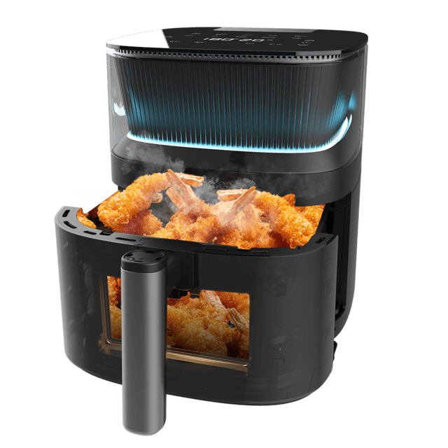 Cecotec Cecofry Neon 5000 Freidora De Aire Sin Aceite Con área De Cocinado De 5 Litros Con Spray De Agua Control Táctil Y Diseño Luminoso. Freidora De Aire. Freidora Sin Aceite. Air Fryer