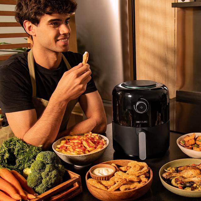 Cecotec Cecofry Pixel 2500 Freidora Sin Aceite Airfryer 2 5 L Manual Y Compacta Con Tecnología PerfectCook. Freidora Sin Aceite Airfryer 2 5 L