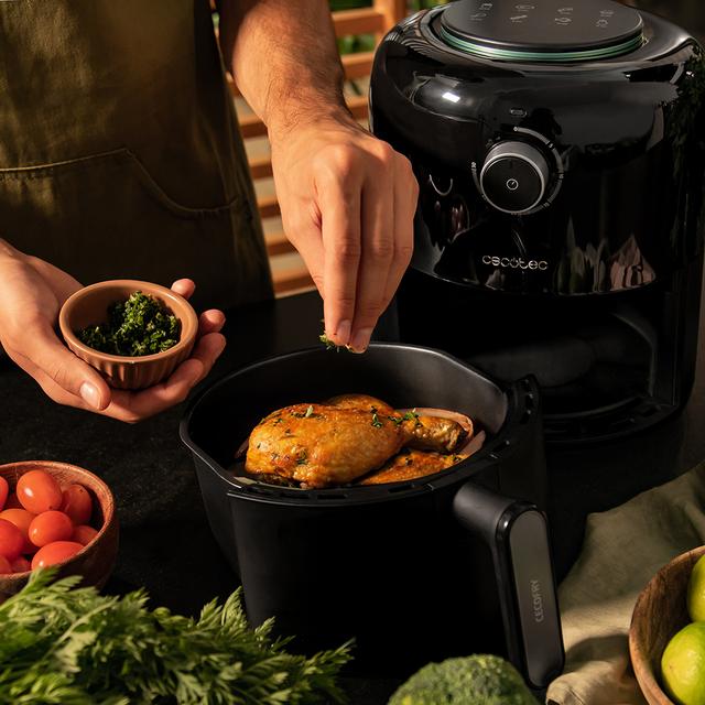 Cecotec Cecofry Pixel 2500 Freidora Sin Aceite Airfryer 2 5 L Manual Y Compacta Con Tecnología PerfectCook. Freidora Sin Aceite Airfryer 2 5 L