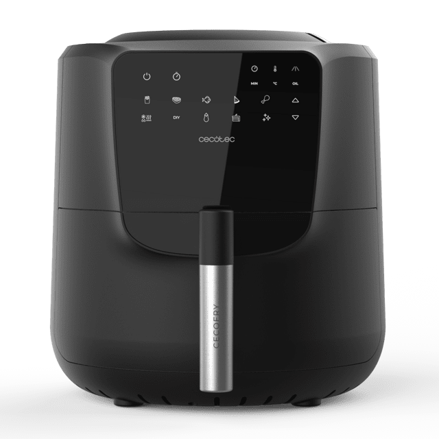 Cecotec Cecofry Rain Freidora Sin Aceite Airfryer De 5 5 L Con Spray De Aceite Incorporado Pulverización Automática Y Manual Con 7 Niveles. Tecnología Avanzada De Aire Caliente 1550 W Panel De Control Táctil Multifunción Te