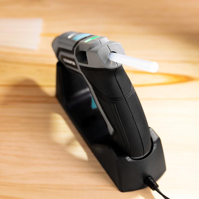 Cecotec CecoRaptor Perfect Fix CecoRaptor Perfect Fix Pistola De Encolar A Batería De 3 7 V Y 1500 MAh Compatible Con Barras De Pegamento De 7 Mm De Diámetro Y 140 Mm De Longitud; Tiempo De Calentamiento De 90 S Apagado Autom