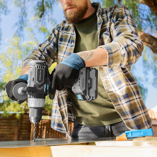 Cecotec CecoRaptor Perfect ImpactDrill 4020 Brushless Ultra. Taladro Atornillador Perforador Y Percutor De Batería De 20 V Y 4000 MAh Velocidad 2000 Rpm Ratio De Impacto 30000 Bpm Taladro De Impacto