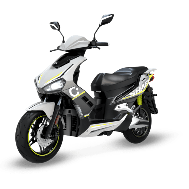 Cecotec Cecotec Shark (Gris/Lima) Con Una Potencia Máxima De 3600W Y Con Opción De Una O Dos Baterías (66-132 Km De Autonomía). Disponible En Dos Colores Combina Diseño Y Agilidad.L1eB (Equivalente A 49cc) Ciclomotor Eléct