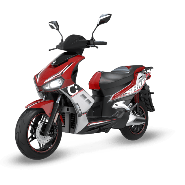 Cecotec Cecotec Shark (Rojo/Blanco) Con Una Potencia Máxima De 3600W Y Con Opción De Una O Dos Baterías (66-132 Km De Autonomía). Disponible En Dos Colores Combina Diseño Y Agilidad.L1eB (Equivalente A 49cc)