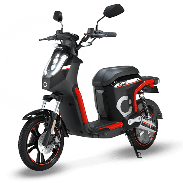 Cecotec Cecotec Skull (Negro/Rojo) Con Potencia Máxima De 1200W Y Hasta 60 Km De Autonomía Perfecta Para Trayectos Urbanos.L1eB (Equivalente A 49cc) Ciclomotor Eléctrico