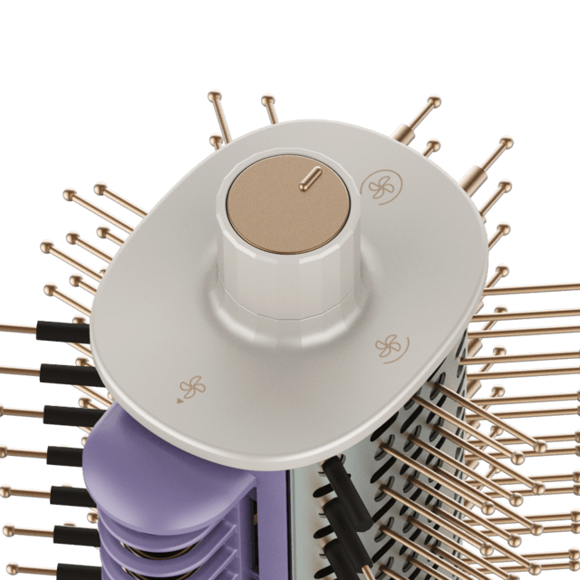 Cecotec Cepillo De Aire De 1500W Que Gracias A Sus 3 Direcciones Del Aire Realiza 4 Funciones: Secador Moldeador Cepillo De Aire Y Cepillo Alisador. Cepillo De Aire