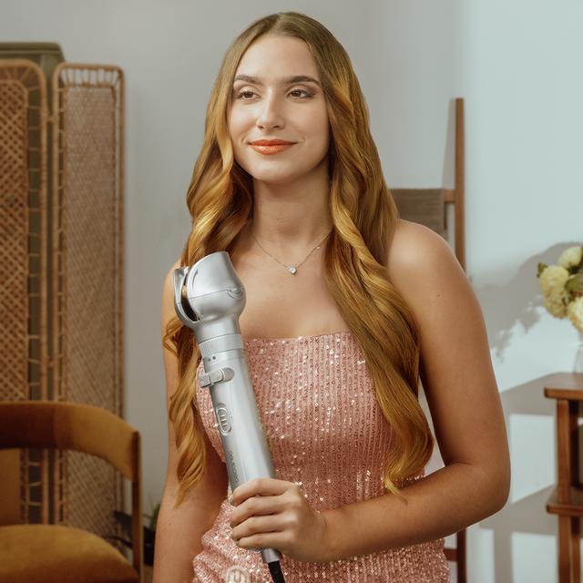 Cecotec CeramicCare 6in1 Gyro Cepillo De Aire De 1100W Con Función Rotativa Que Incluye 6 Cabezales: Cepillos Peine Difusor Y Un Rizador Automático. Cepillo De Aire