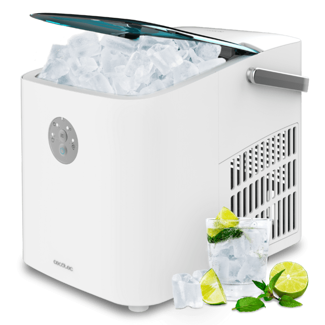 Cecotec Chillin' Ice 1200 Go Máquina de hacer hielo con capacidad de producción diaria de 12 kg y 120 W. Máquina de hacer hielo