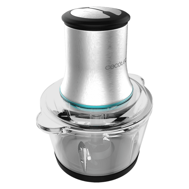 Cecotec ChopBeat 2000 Vindaloo Glass Picadora De Carne Y Verduras Eléctrica De 500 W Y 500 G De Capacidad Con 4 Cuchillas.  Picadora De Carne Y Verduras 