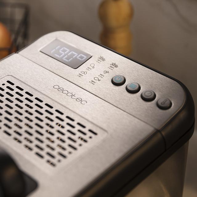 Cecotec Cleanfry Luxury 4000. Freidora De Aceite De 4 2 Litros De 3270 W Acero Inoxidable 5 Programas Preestablecidos Filtro OilCleaner Freidora Con Cuerpo Lacado En Negro De 4 2 Litros Con Filtro OilCleaner 3270 W Y 5 Programas