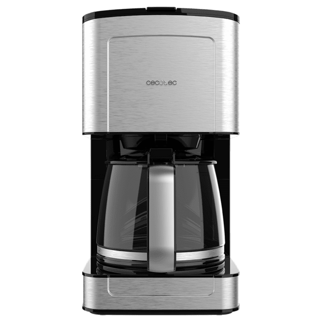 Cecotec Coffee 56 Heat Cafetera De Goteo De 12 Tazas Con Acabado En Acero Inoxidable E Intensificador De Aroma. Cafetera De Goteo