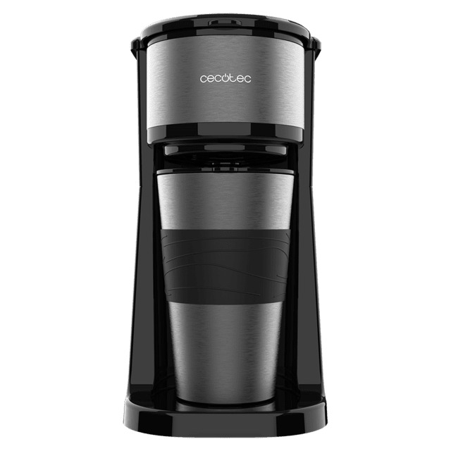 Cecotec Coffee 66 Drop & Go Cafetera De Goteo con Termo portatil Con Acabado En Acero Inoxidable E Intensificador De Aroma. Cafetera de goteo