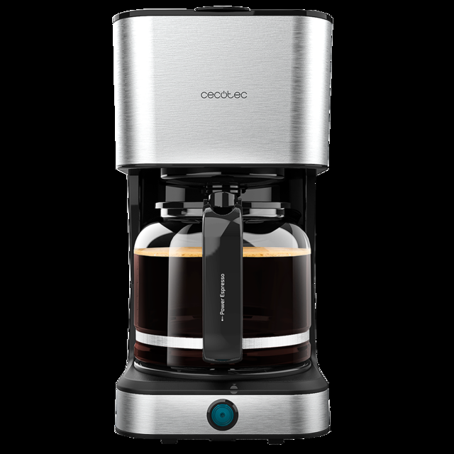 Cecotec Coffee 66 Heat. Cafetera de Goteo con 950 W Tecnología ExtemeAroma Función Recalentar y Mantener Jarra Termoresistente de 1 5L Autoapagado Acabado en Acero Inoxidable Cafetera goteo / Cafetera americana  