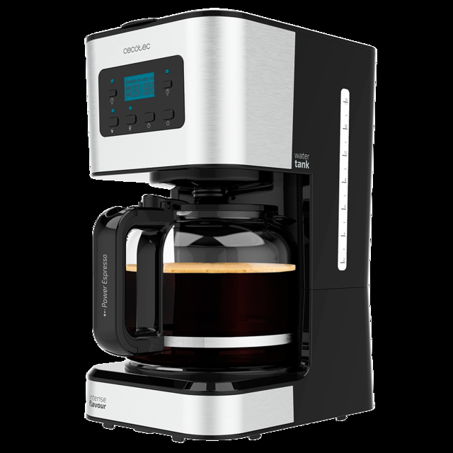 Cecotec Coffee 66 Smart. Cafetera Goteo De 950 W Programable 24h Tecnología ExtemAroma Función AutoClean Acabados En Acero Inoxidable Pantalla LCD Jarra De Vidrio De 1 5 L Cafetera Goteo Programable / Cafetera Americana  