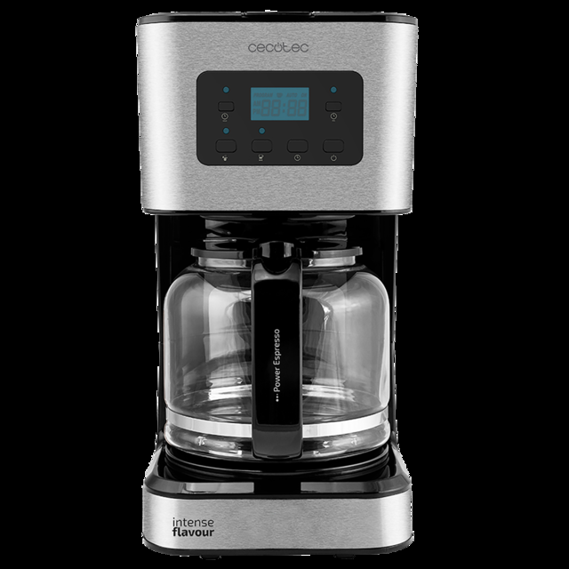 Cecotec Coffee 66 Smart. Cafetera Goteo De 950 W Programable 24h Tecnología ExtemAroma Función AutoClean Acabados En Acero Inoxidable Pantalla LCD Jarra De Vidrio De 1 5 L Cafetera Goteo Programable / Cafetera Americana  