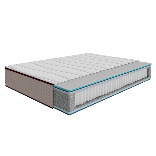 Cecotec Colchón Flow 6800 Hybrid 135x190 Colchón Híbrido Multicapa Con Núcleo De Muelles Ensacados SpringCore Altura De 28 Cm Y Tecnologías SeparateMuv ViscoCare & BreathSoft.Colchón Híbrido Multicapa Con Núcleo De Muell