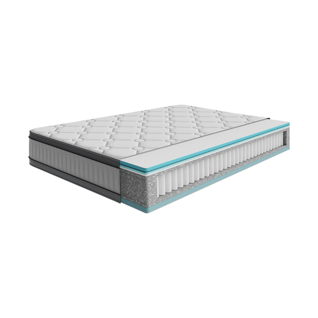 Cecotec Colchón Flow 8800 Hybrid 150x190 Colchón Híbrido Multicapa Con Núcleo De Muelles Ensacados SpringCore Altura De 32 Cm Y Tecnologías SeparateMuv ViscoCare+ & BreathSoft.Colchón Híbrido Multicapa Con Núcleo De Muel