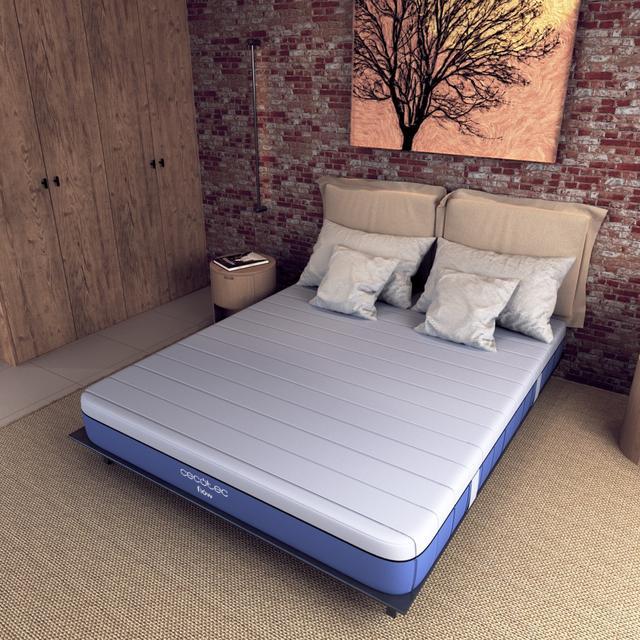 Cecotec Colchón Flow E-Hybrid T 135x190 Colchón Viscoelástico Y Enfundable De 28 Cm De Altura Con Núcleo De Muelles Ensacados Y 4 Capas Para Una Firmeza Medio Alta Y Tecnologías SeparateMuv MorphoAdapt+ SoftFresh & EasyClea