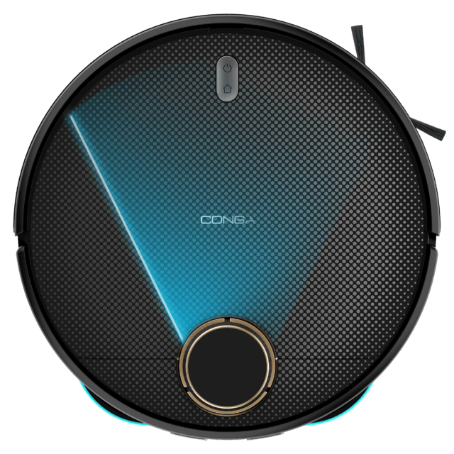 Cecotec Conga 13090 Spin Revolution Home&Wash Robot Aspirador Con Motor De Succión 7000 Pa. Base 4 En 1. Cuenta Con Tecnología Láser. Incluye 2 Cepillos Centrales Intercambiables: Uno Mixto Y Uno De Silicona óptimo Para Pelo