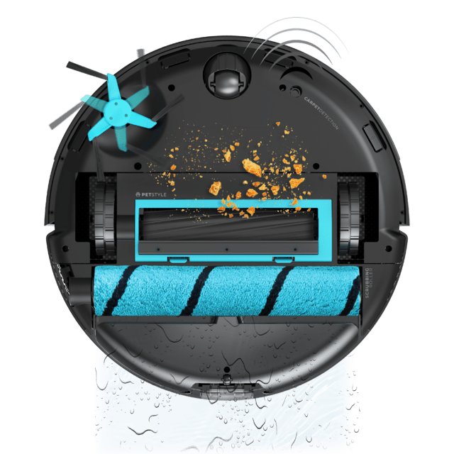 Cecotec Conga 14090 Twice Roller Home&Fill Robot Aspirador Y Friegasuelos Conga 14090 Twice Roller Home&Fill Con Base De Autovaciado De Polvo Y Agua Sucia Y Rellenado De Agua Limpia. Navegación Ultraprecisa Con Láser Integrado