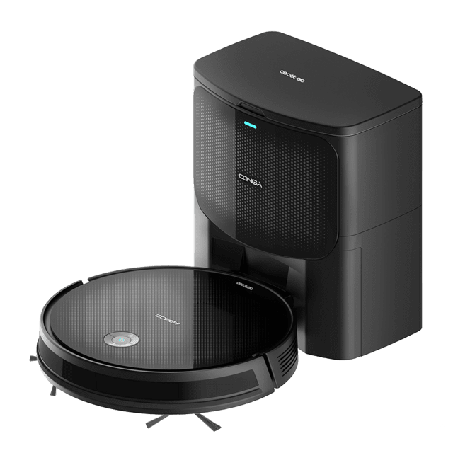 Cecotec Conga 2299 Ultra Home X-Treme T Con Base De Autovaciado. Cuenta Con Tecnología Giroscópica Limpieza Ordenada De La Totalidad De La Superficie Recorrida. Friega Aspira Y Barre A La Vez. 2100 Pa. APP De CECOTEC. Cepillo