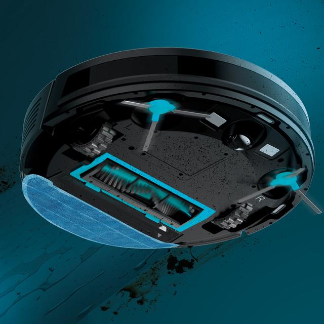 Cecotec Conga 2299 Ultra Home X-Treme T Con Base De Autovaciado. Cuenta Con Tecnología Giroscópica Limpieza Ordenada De La Totalidad De La Superficie Recorrida. Friega Aspira Y Barre A La Vez. 2100 Pa. APP De CECOTEC. Cepillo