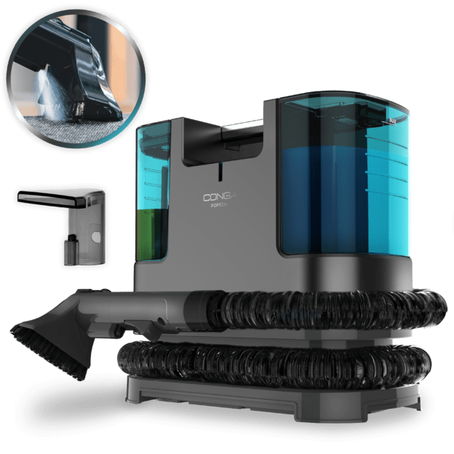 Cecotec Conga 3000 Carpet&Spot Clean L Aspirador de tapicerías con Potencia de 400 W. Dos depósitos uno de agua limpia y otro de agua sucia. Pulverizador de agua. Radio de acción de 6 m y longitud de la manguera de 1 2 m. Asp