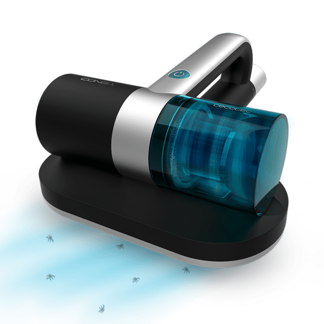 Cecotec Conga 5000 Mattress Liberty Aspirador de colchones y tapicerías inalámbrico con 100 W de potencia. Incluye luz ultravioleta UV-C que acaba con el 99 9 % de los alérgenos. Tecnología con cepillo motorizado que ayuda a