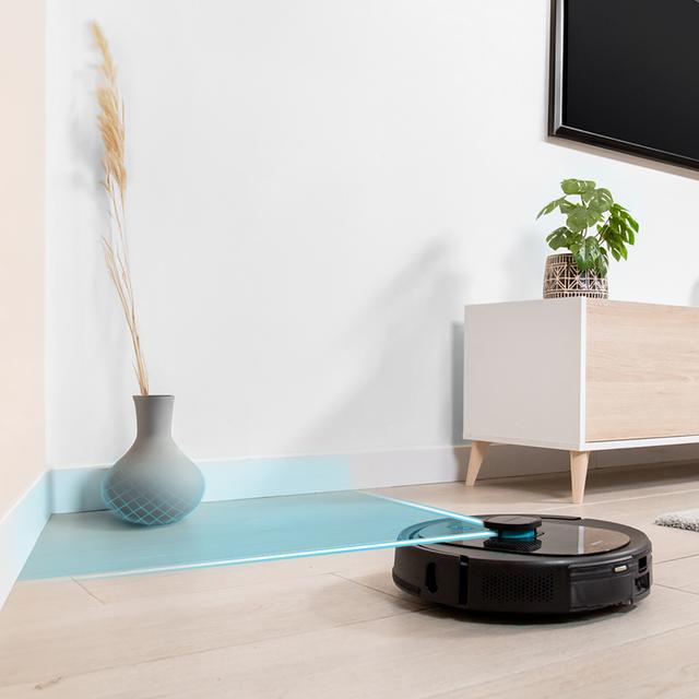 Cecotec Conga 7490 Immortal X-Treme Robot Aspirador Con Tecnología De Navegación Láser. Limpieza 4 En 1: Barre Aspira Friega Y Pasa La Mopa. Potencia De Succión De 2600 Pa. 120 Minutos De Autonomía. Cepillo Central Multifun