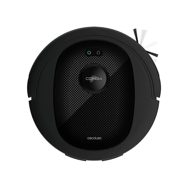 Cecotec Conga 7490 Ultimate Home Genesis Robot Aspirador Con Navegación Láser Y Base De Autovaciado. Limpieza 4 En 1: Barre Aspira Friega Y Pasa La Mopa. Potencia De Succión De 4000 Pa. 120 Minutos De Autonomía. Cepillo Cent