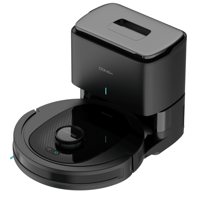 Cecotec Conga 8490 Supreme Power Home Robot Aspirador Con Tecnología De Navegación Láser. Base De Autovaciado 2 5 L De Capacidad. Limpieza 4 En 1: Barre Aspira Friega Y Pasa La Mopa. Hasta 170 Minutos De Autonomía. Incluye 2