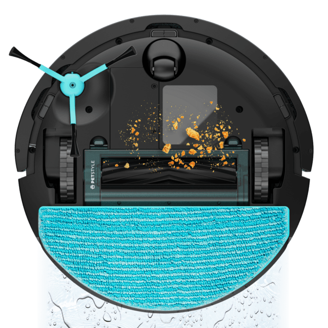 Cecotec Conga 8490 Supreme Power Home Robot Aspirador Con Tecnología De Navegación Láser. Base De Autovaciado 2 5 L De Capacidad. Limpieza 4 En 1: Barre Aspira Friega Y Pasa La Mopa. Hasta 170 Minutos De Autonomía. Incluye 2