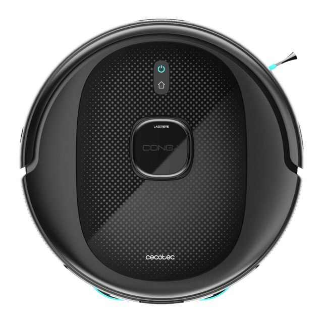 Cecotec Conga 9590 Spin Revolution Ultra Power Home Robot Aspirador Con Navegación Láser. Evita Objetos. 4 En 1: Barre Aspira Friega Y Pasa Las Mopas. 10.000 Pa De Succión. Máximo 240 Minutos De Autonomía. Fregado Profesion