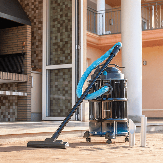 Cecotec Conga Ash 6000 EasyGo XL Aspirador De Cenizas Y De Pellets De 30L 1500 W De Potencia Y Sencillo Transporte Gracias A Sus Ruedas Y Su Asa De Transporte Aspirador De Cenizas