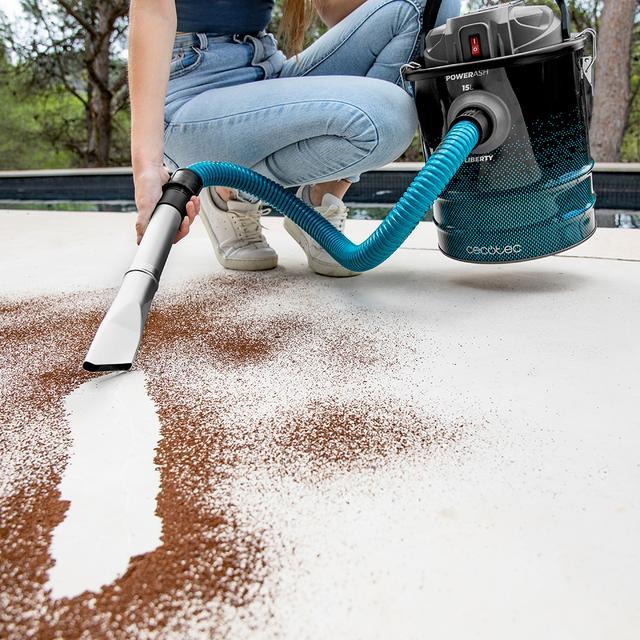 Cecotec Conga Ash 7000 Liberty Aspirador De Cenizas Y De Pellets Conga Ash 7000 Liberty De 15L 120 W De Potencia Gran Autonomía Gracias A Su Batería De 18V Aspirador De Cenizas