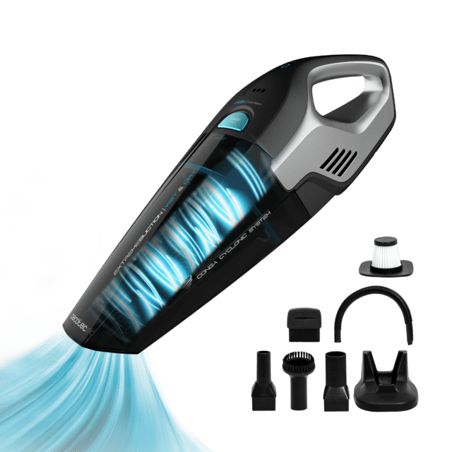 Cecotec Conga Immortal ExtremeSuction 14 8 V Hand. Aspirador de Mano que aspira sólidos y líquidos Ligero y sin Bolsas Tiempo de autonomía 20 Minutos 14 8 V Tecnología ciclónica Aspirador de mano sin cable