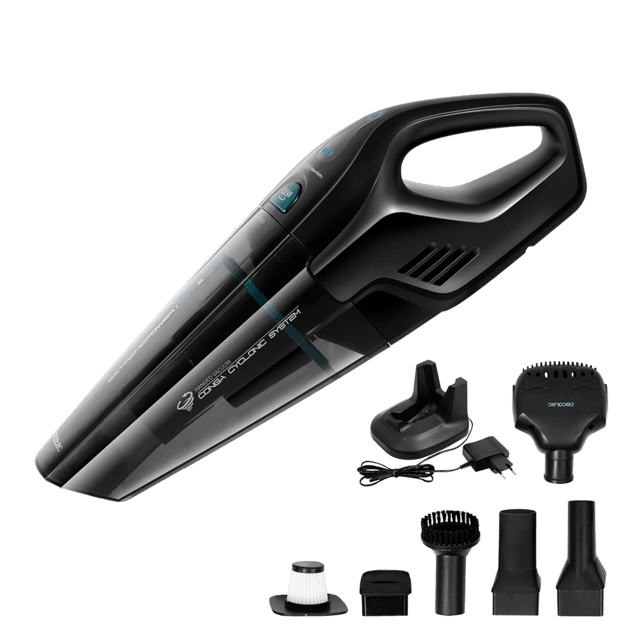 Cecotec Conga Immortal ExtremeSuction 22 2 V MAnimal Hand.Aspirador de Mano Potente para sólidos y líquidos. Accesorio para Mascotas casa y Coche. Tecnología ciclónica. Autonomía 25 min. Aspirador de mano