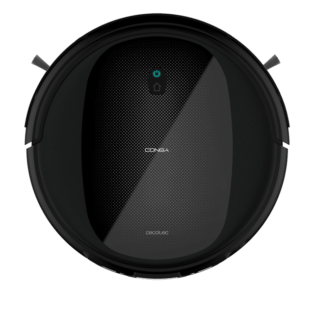Cecotec Conga Perfect&Clean Connected Titanium. Robot Aspirador Y Friegasuelos Con Tecnología Gyro 2100 Pa Autonomía 160 Min 3 Niveles Potencia Y Fregado Cepillo Jalisco 10 Modos Y APP Robot Aspirador