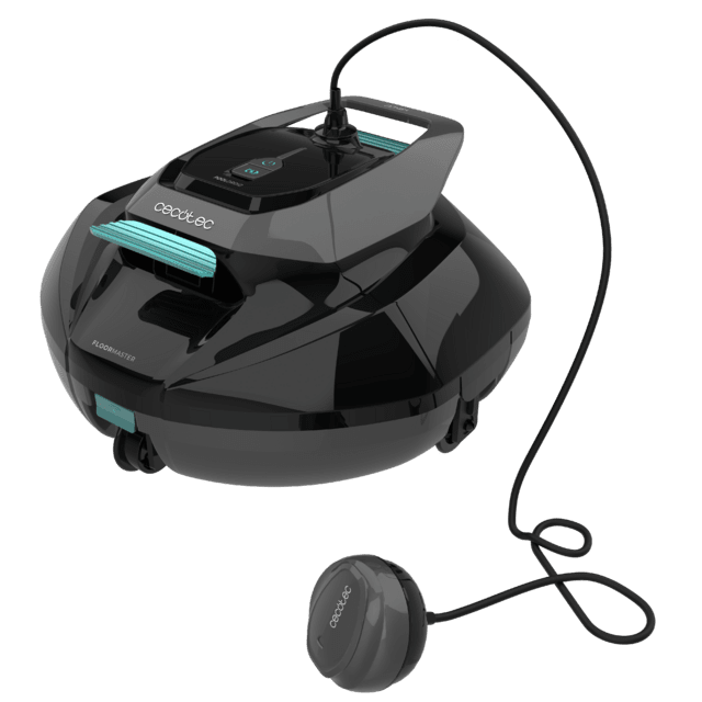 Cecotec Conga Pooldroid 1000 FloorMaster Robot Limpiafondos Inalámbrico Para Piscinas. Apto Para Superficies De Hasta 80 M2 Y 10º De Inclinación. 100 Minutos De Autonomía. Boya Para Tener Siempre Al Alcance Tu Robot. Filtro