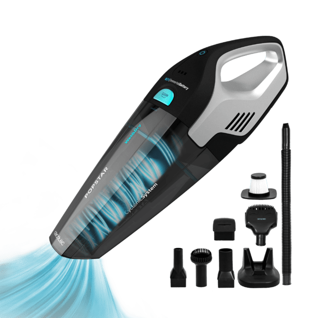 Cecotec Conga Popstar Micro 18 5V Animal Hand. Aspirador de Mano sin Cables 110W Tecnología ciclónica sin bolsas Sólidos y Líquidos Depósito 500 ml Batería de Ion-Litio Accesorio Mascotas Aspirador de mano sin cable