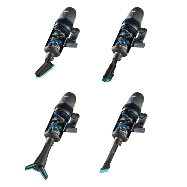 Cecotec Conga Rockstar 11500 Odyssey ErgoFlex M Aspirador Sin Cables 3 En 1: Vertical Escoba Y De Mano Con Motor Digital Brushless. Máxima Potencia De Succión De 300 AW Y Ultrapotencia De 850 W. Autonomía De 90 Minutos. Tubo