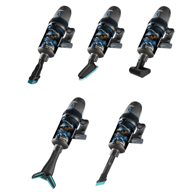 Cecotec Conga Rockstar 11500 Odyssey ErgoWet Connected IA Aspirador Sin Cables 4 En 1 Con Inteligencia Artificial: Vertical Escoba Fregado Y De Mano Con Motor Digital Brushless. Máxima Potencia De Succión De 300 AW Y Ultrapote