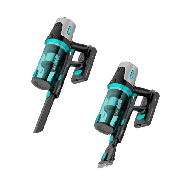 Cecotec Conga Rockstar 1500 Horizon Genesis XL Aspirador Escoba Sin Cables Con 215W De Potencia Total. 45 Minutos De Autonomía En Modo ECO. Cepillo Mixto Y Dos Modos De Succión. Parallel Cyclone System Y 600 Ml De Depósito. A