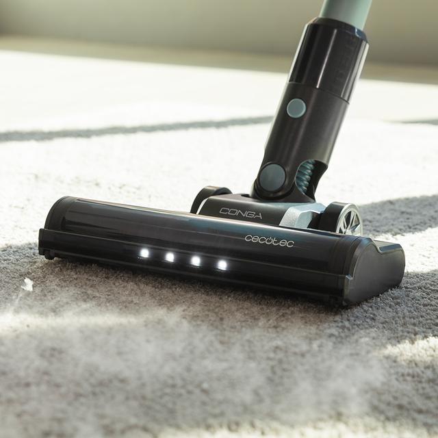 Cecotec Conga Rockstar 1500 Ray Jalisco Aspirador Escoba Sin Cables Sin Bolsa 3 En 1 Con Ciclón Paralelo. Potencia 215 W Y 12 KPa. 60 Minutos De Autonomía. Cepillo Jalisco Y Depósito De 500 Ml. Aspirador Escoba Sin Cables Sin