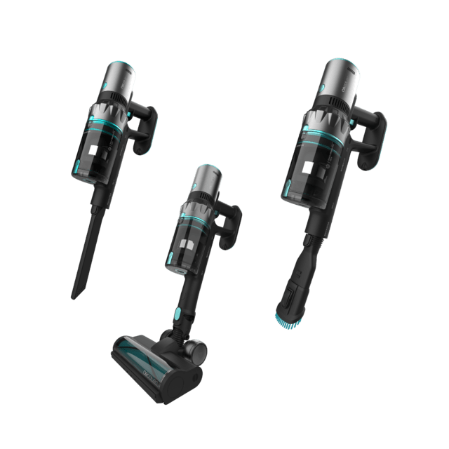 Cecotec Conga Rockstar 2500 Thunder Pet Flex.Aspirador Escoba Sin Cables Sin Bolsa BLDC Con 400 W De Potencia Total Y 120 AW. 65 Minutos De Autonomía En Modo ECO. Cepillo HairLess Antienredos. Tubo Rígido Accesorio 2 En 1 Para