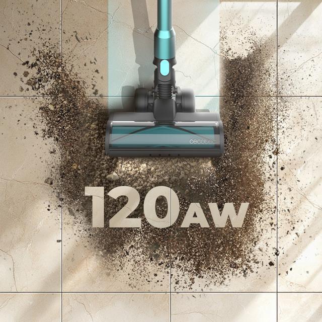 Cecotec Conga Rockstar 2500 Thunder Pet Flex. Aspirador Vertical Sin Cables BLDC Con 400 W De Potencia Total Y 120 AW. 65 Minutos De Autonomía En Modo ECO. Cepillo HairLess Antienredos. Tubo Flexible Y Cepillo Para Animales. As