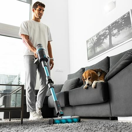 Cecotec Conga RockStar 2500 Vital ErgoWet Aspirador Vertical Sin Cables 4 En 1 Con Motor Digital. Con Cepillo Jaliscazo. 680 W De Potencia Y 26 KPa. 230 AW. Autonomía De 90 Minutos. 4 Modos De Funcionamiento. Pantalla Digital.